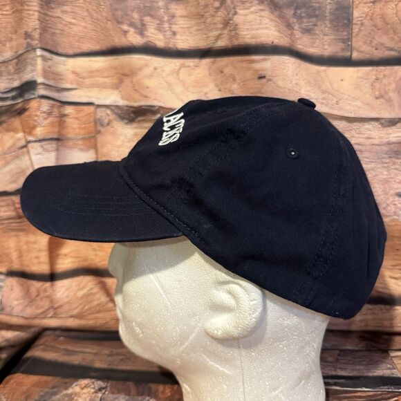 Adirondacks Bear Paw Navy Blue Baseball Cap Hat Embroidered Outdoor Hiking Camp - Picture 4 of 8